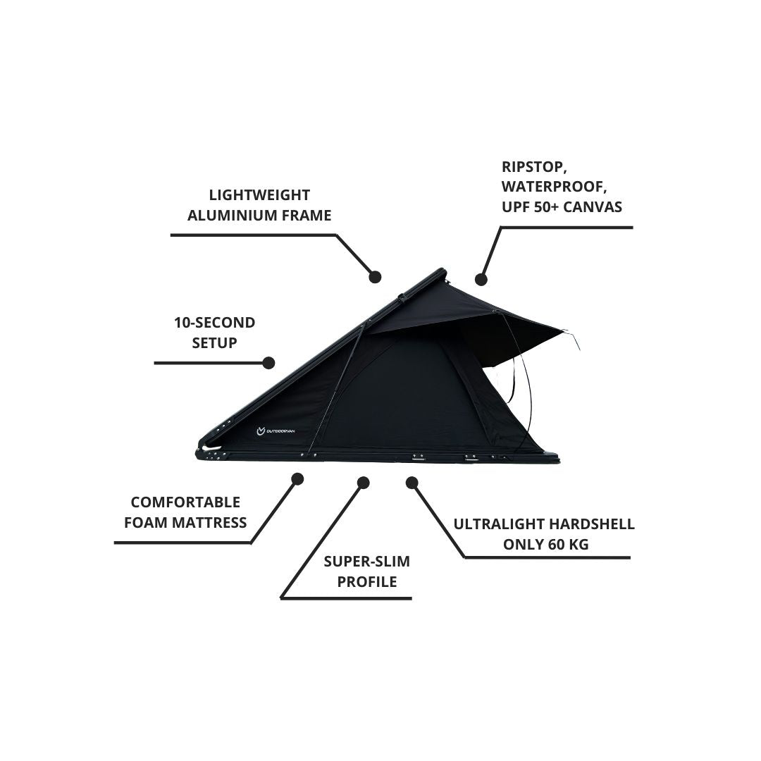 OutdoorVan Peak Lite Rooftop Tent